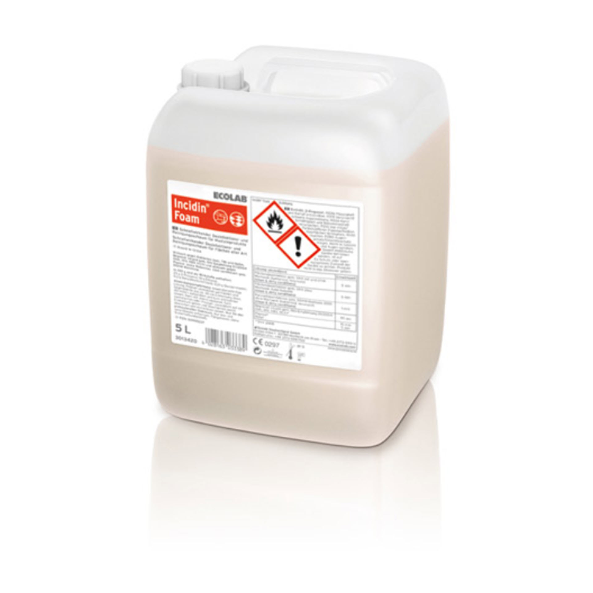 ECOLAB Incidin™ Foam Desinfektions- und Reinigungsschaum - 5 Liter Kanister