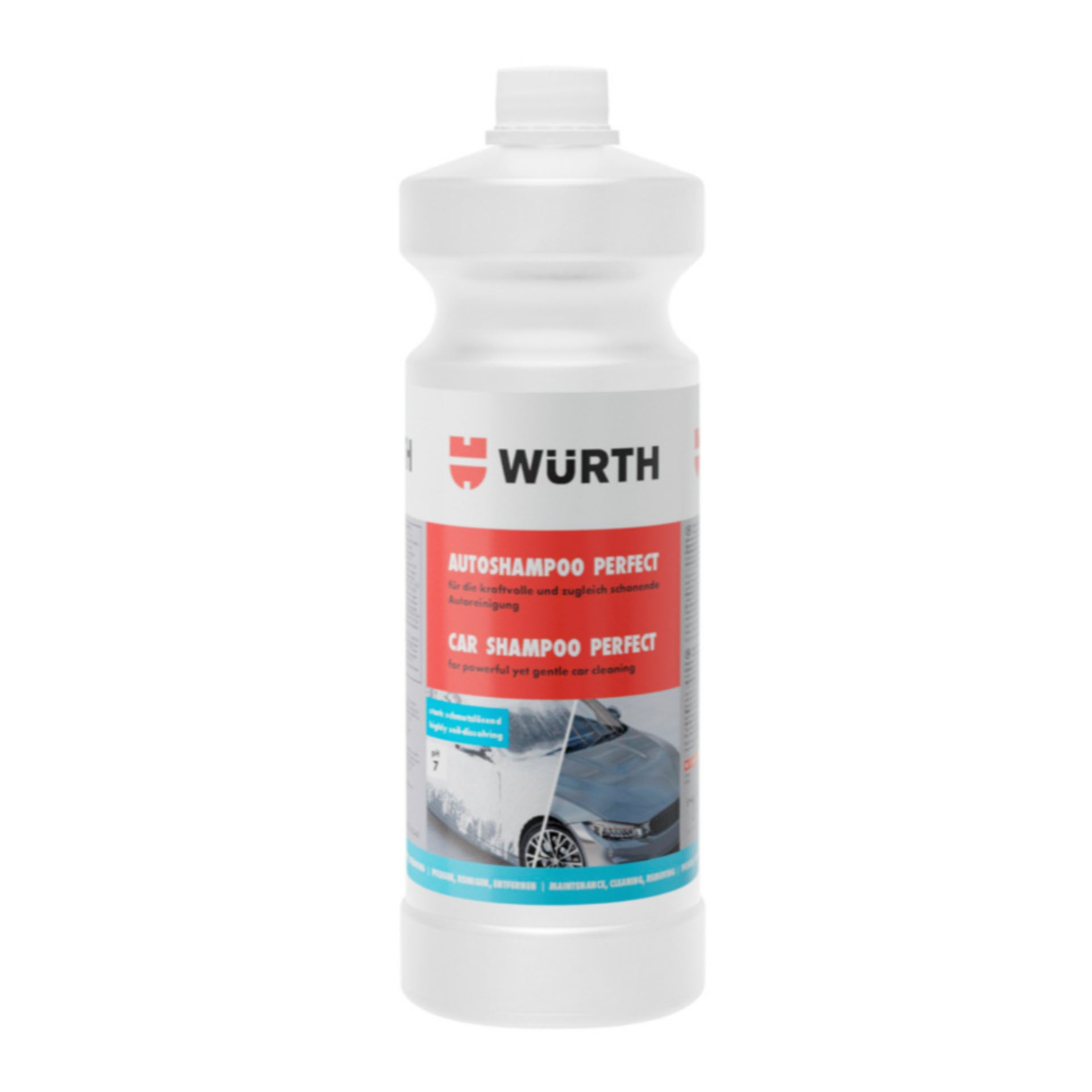 Würth AUTOSHAMPOO PERFECT - 1 Liter Rundflasche