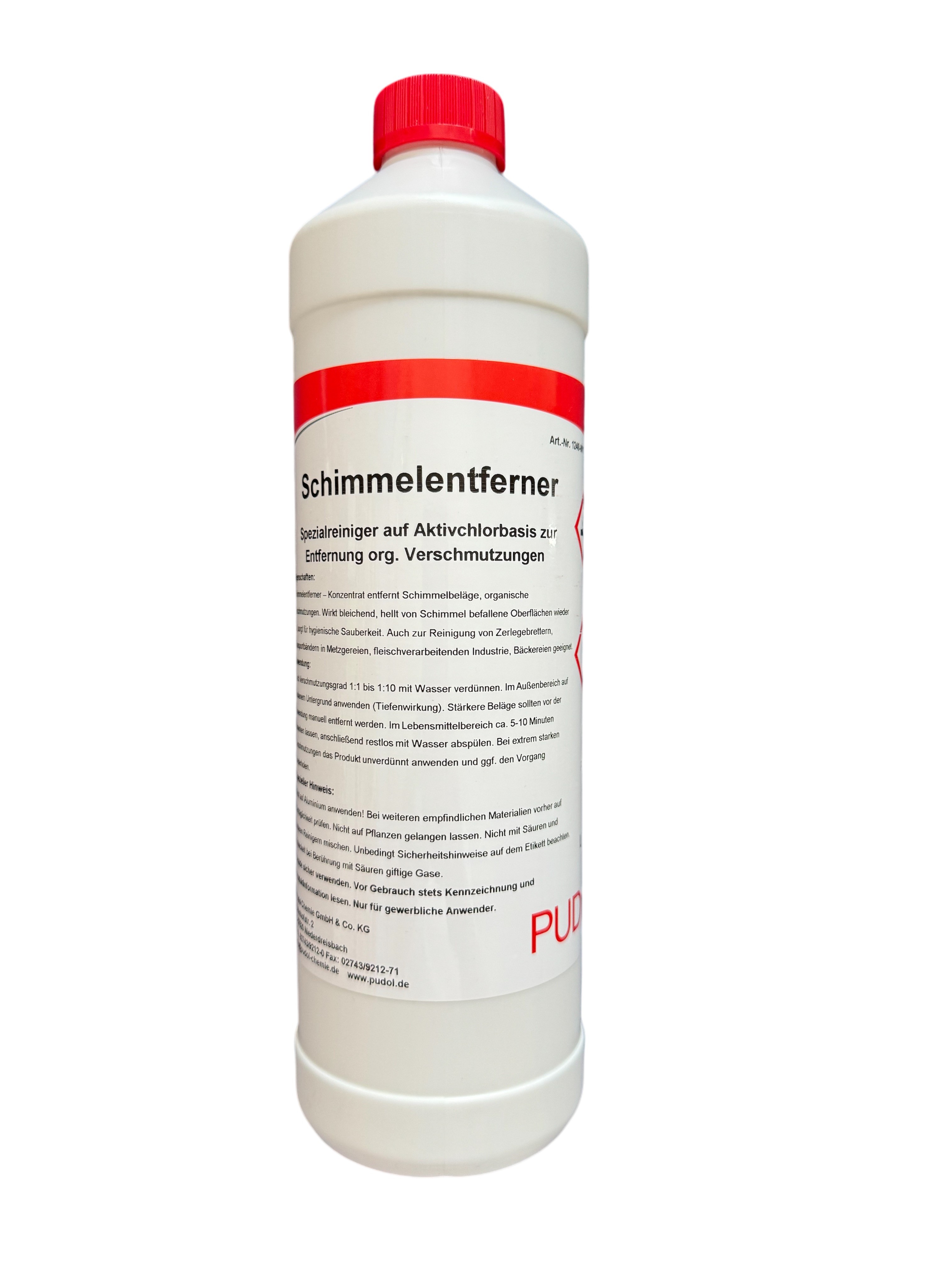 Pudol Schimmelentferner Konzentrat - 1 Liter Rundflasche - 1240-00100