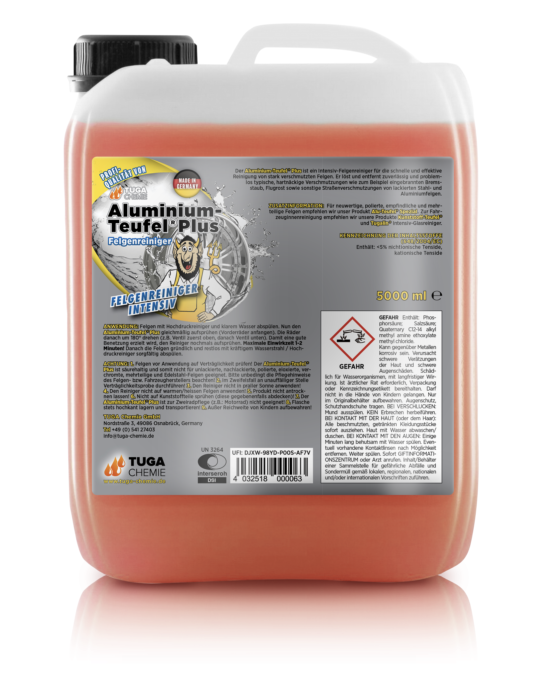 TUGA Chemie - Aluminium-Teufel(R) Plus 5 L Kanister