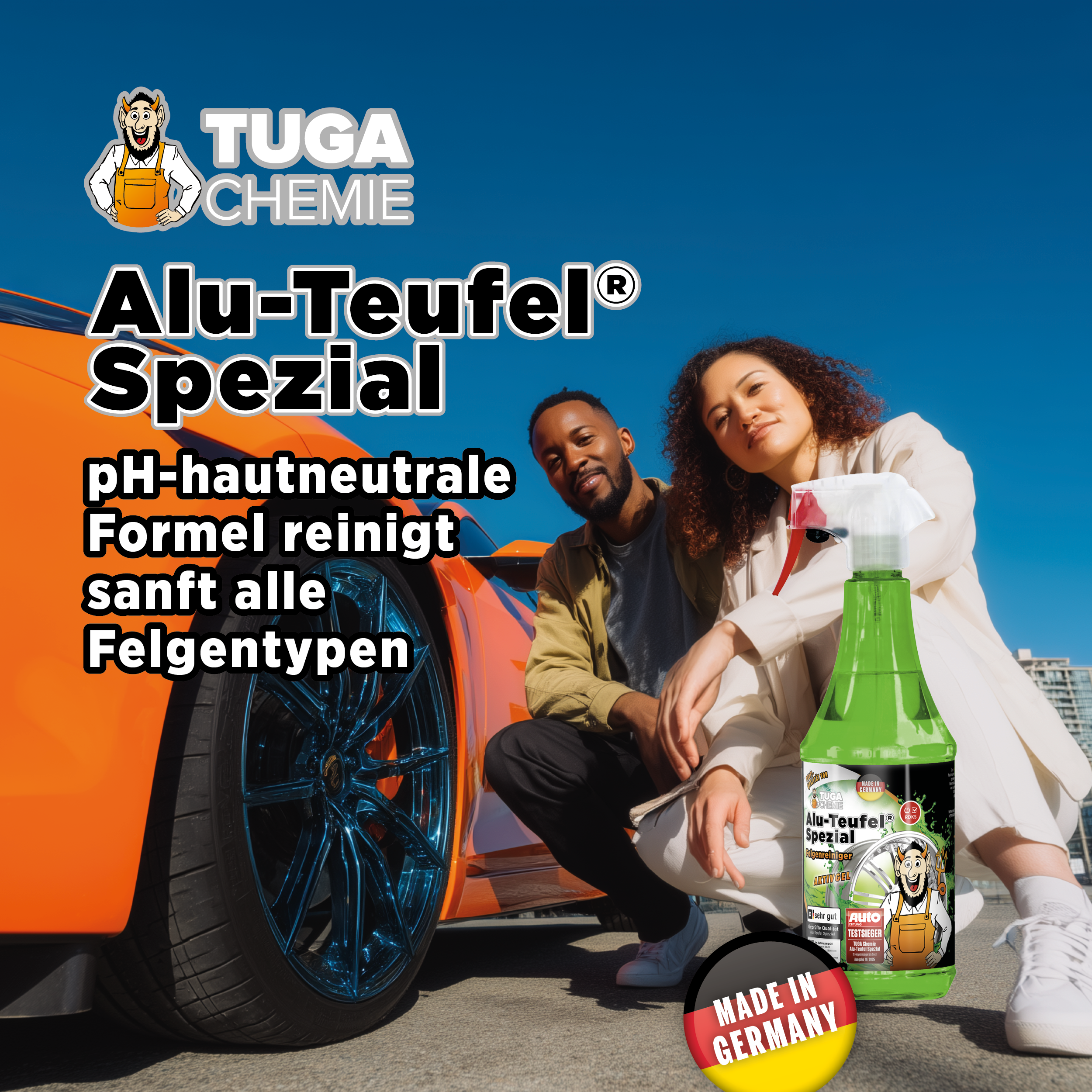 TUGA Chemie - Aluminium-Teufel(R) Spezial Felgenreiniger