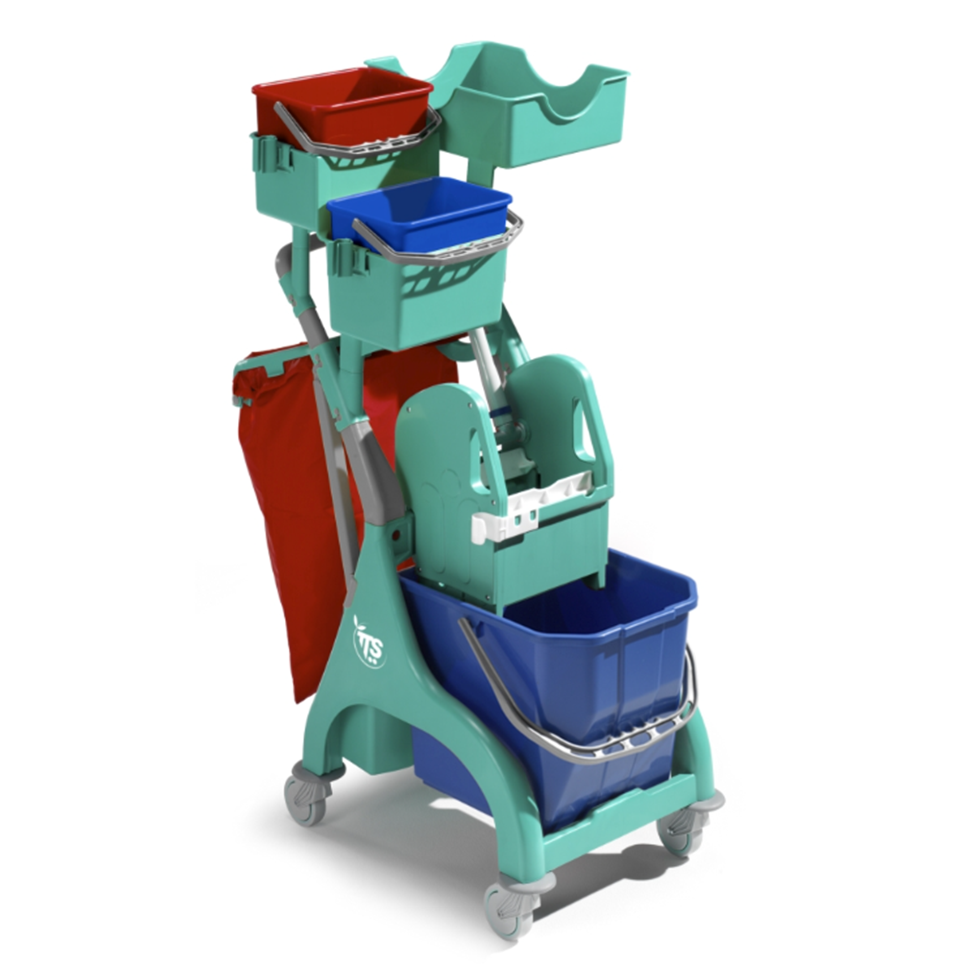 TTS Nick Plus 110 Fahrwagen / Reinigungswagen mit 25L Eimer & Presse