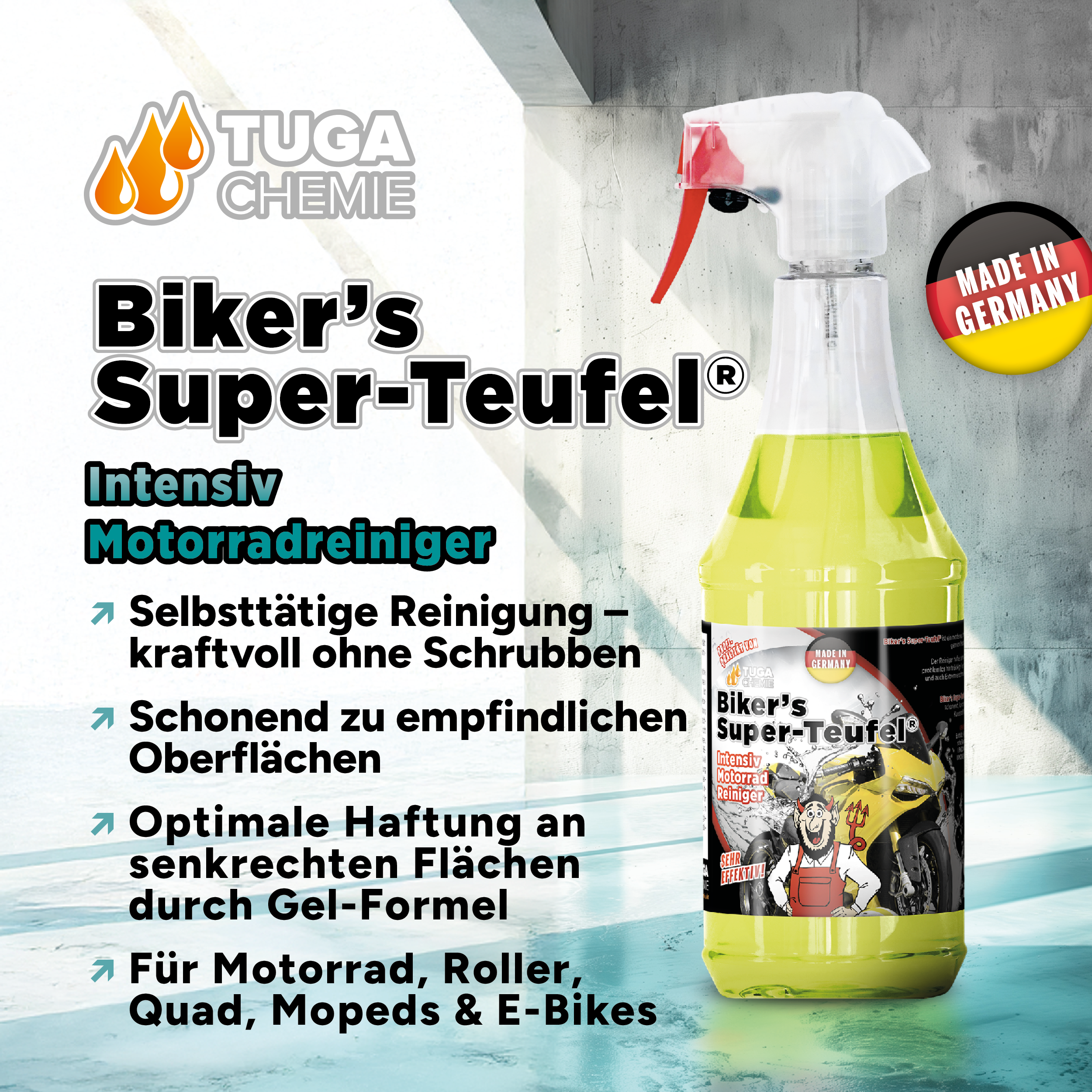 TUGA Chemie - Biker's Super-Teufel(R) Motorradreiniger