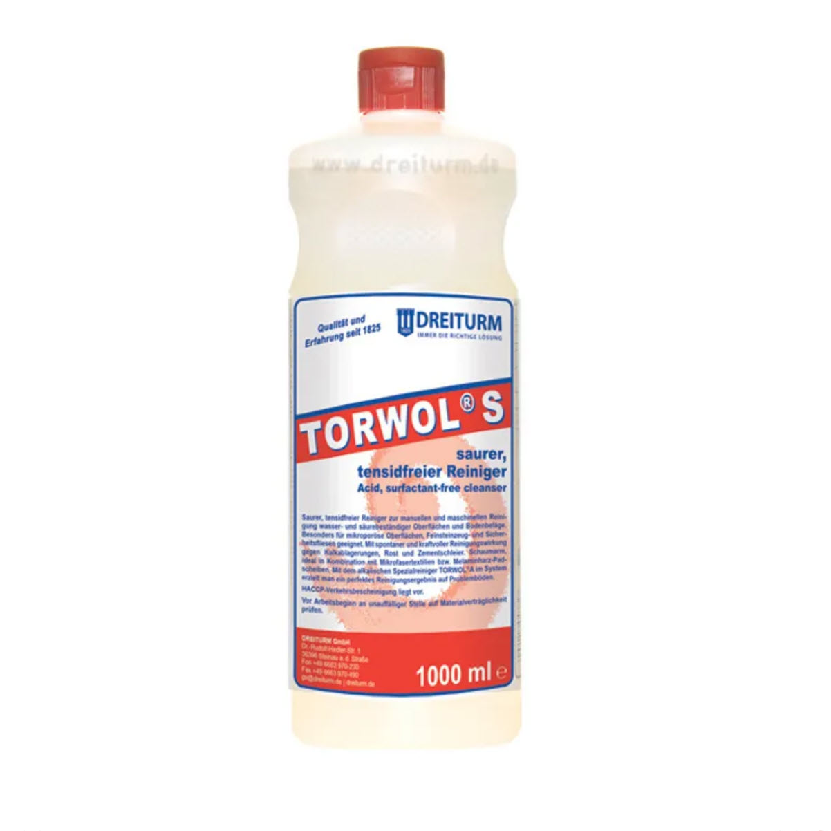 Dreiturm TORWOL® S Oberflächenreiniger - 1 Liter Rundflasche