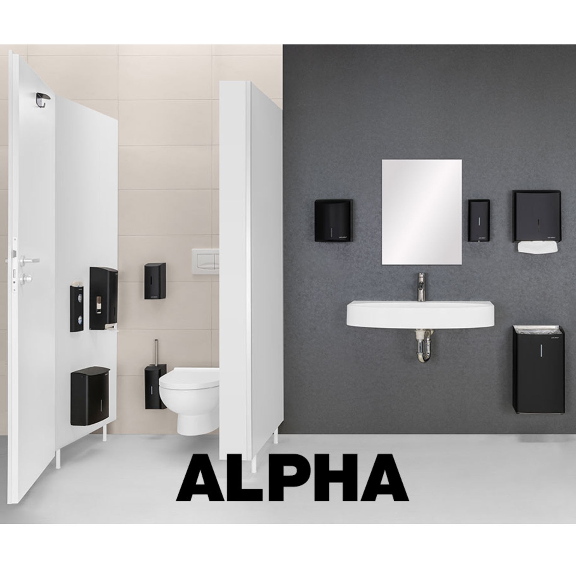 Air-Wolf Hygienebeutelspender Edelstahl - Serie "Alpha"