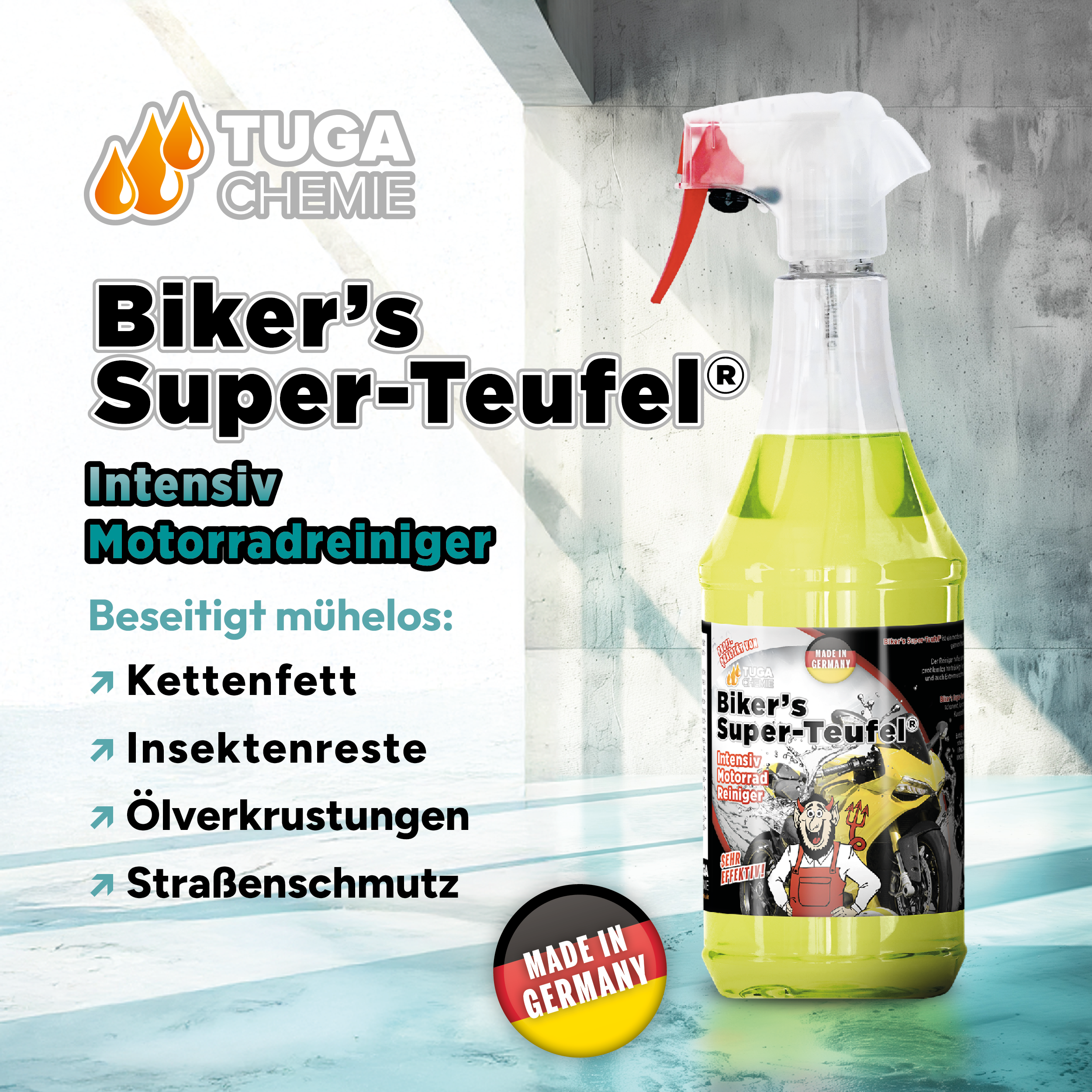 TUGA Chemie - Biker's Super-Teufel(R) Motorradreiniger