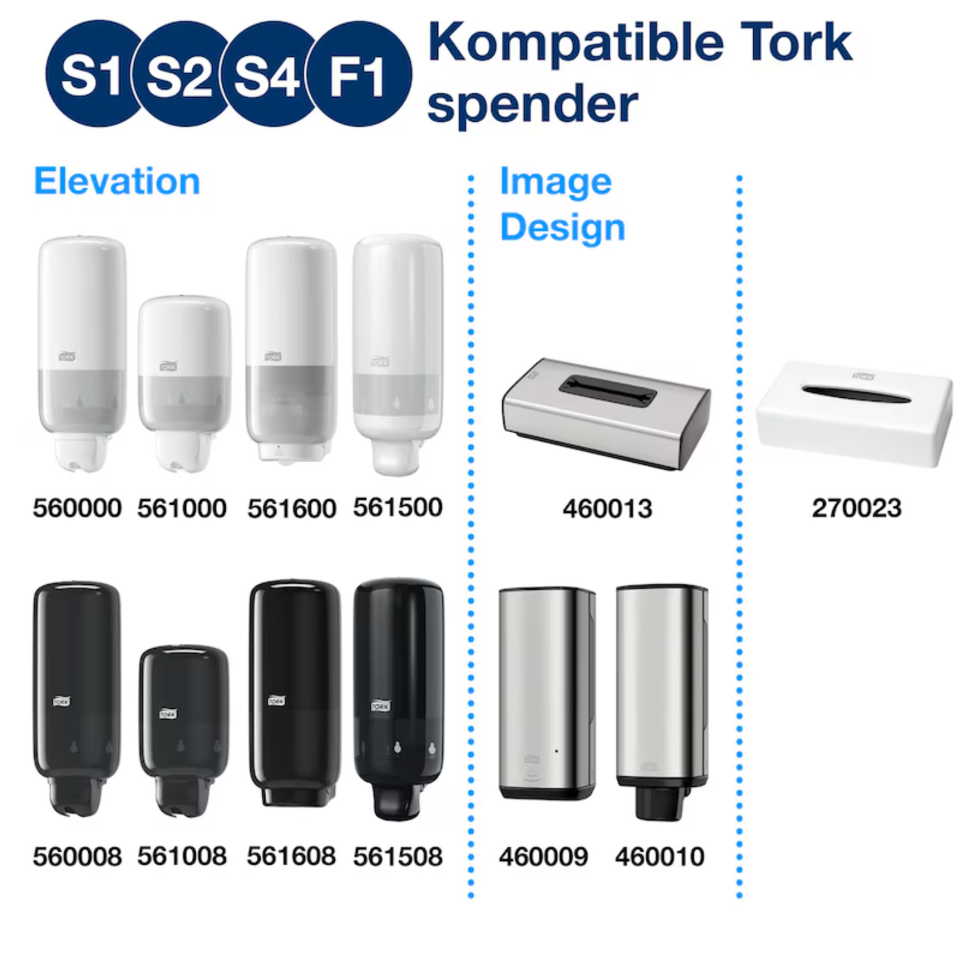 * Tork Hygienesäule für Desinfektionsmittel und Tücher Schwarz - 511055