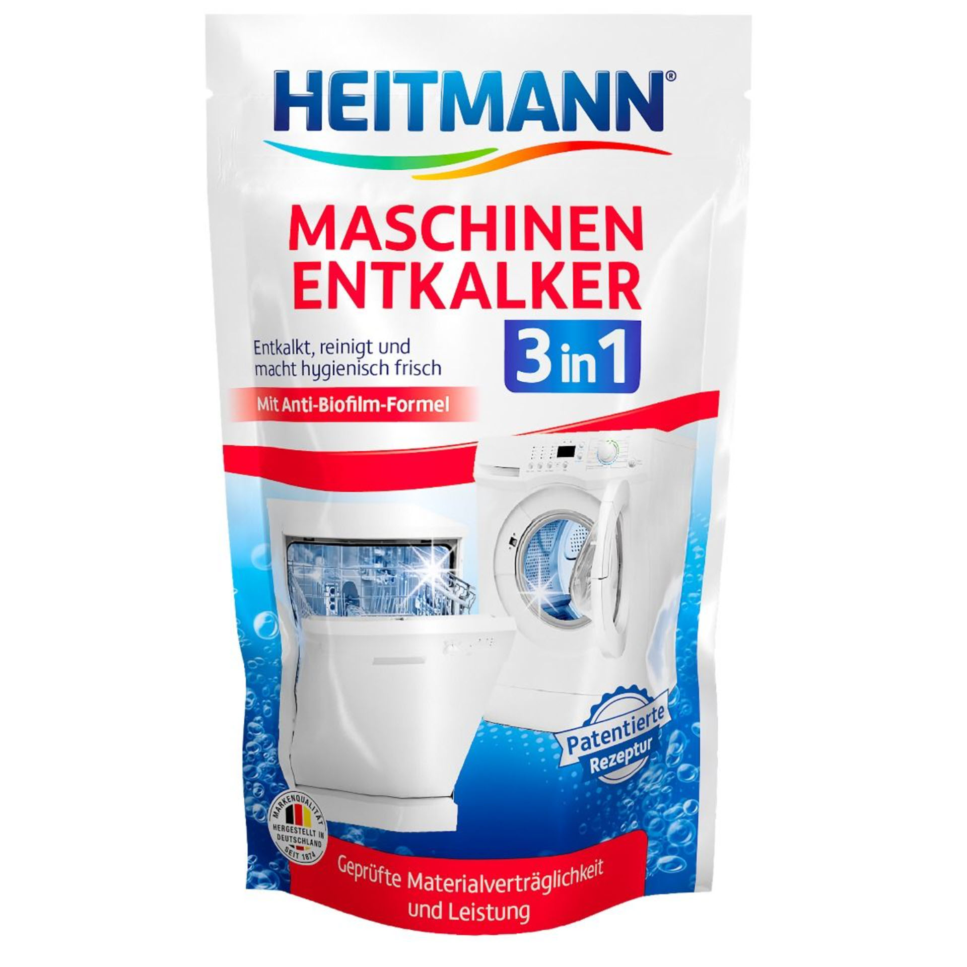 HEITMANN Maschinen-Entkalker 3 in 1 im 175 g Beutel