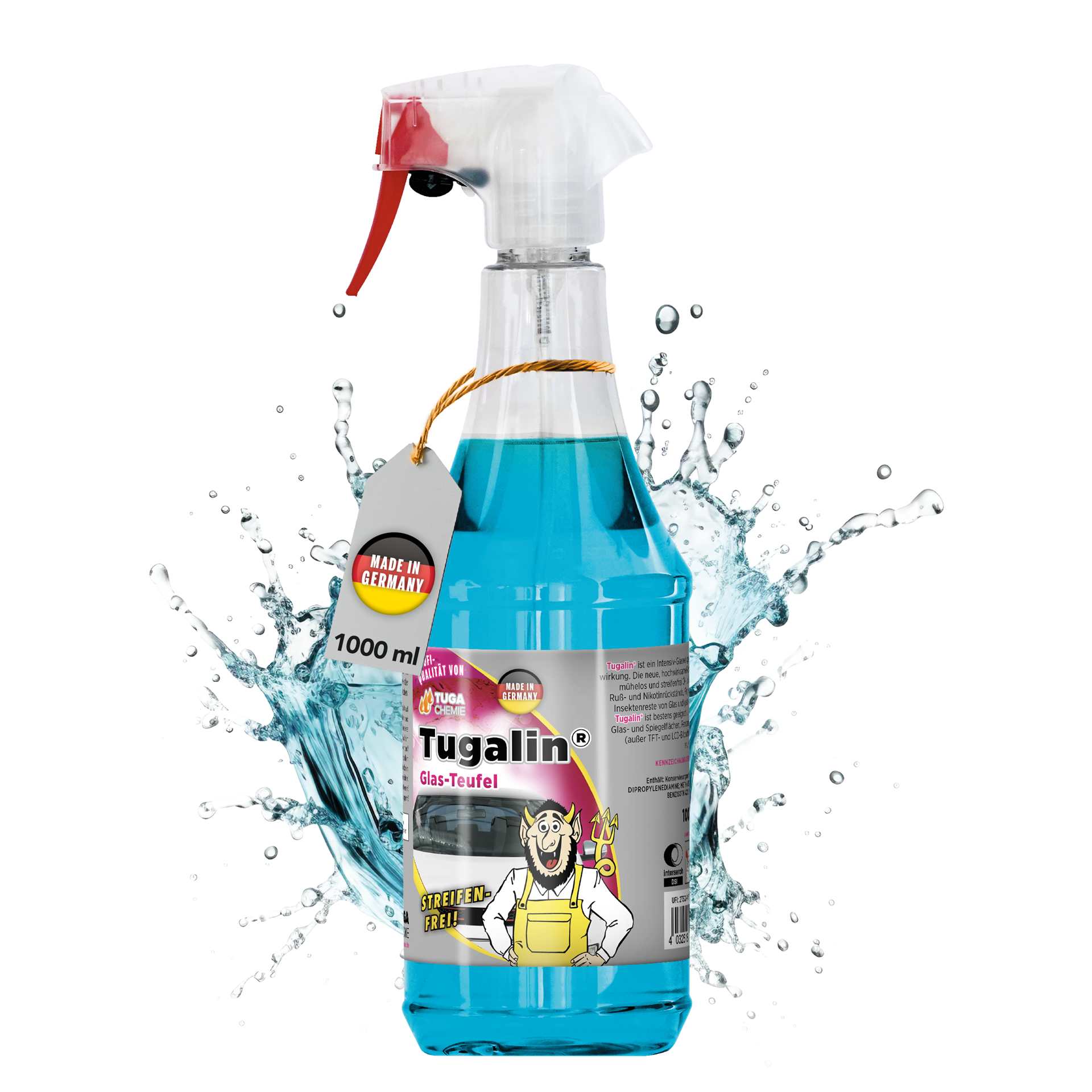 TUGA Chemie Glas-Teufel Tugalin® 1 Liter Sprühflasche