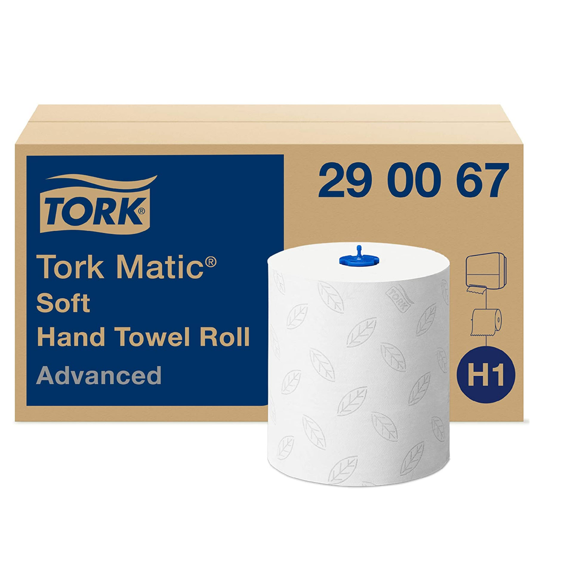 Tork Matic® weisses Rollenhandtuch Advanced 2-lagig TAD & Tissue - 290067 H1
