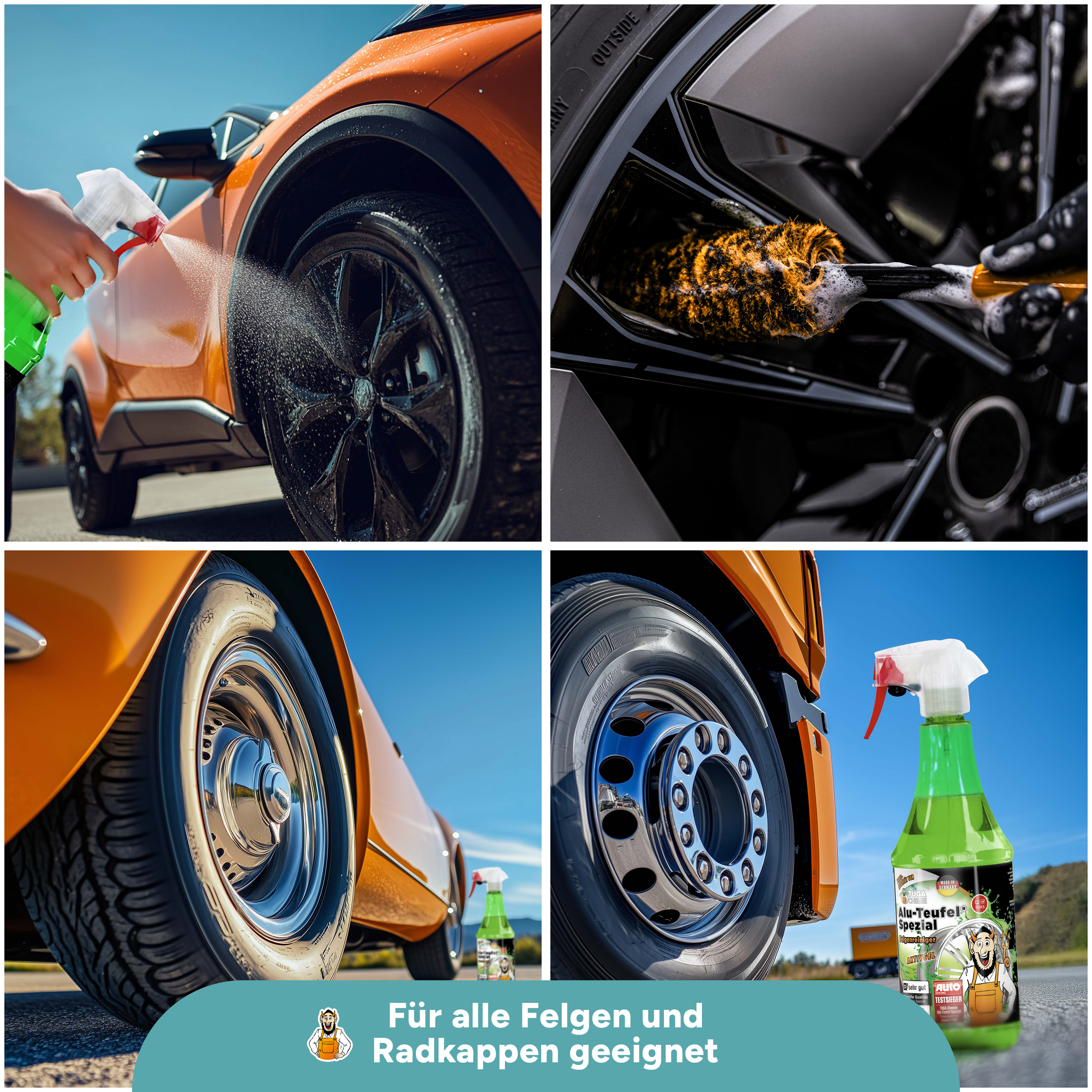 TUGA Chemie - Aluminium-Teufel(R) Spezial Felgenreiniger