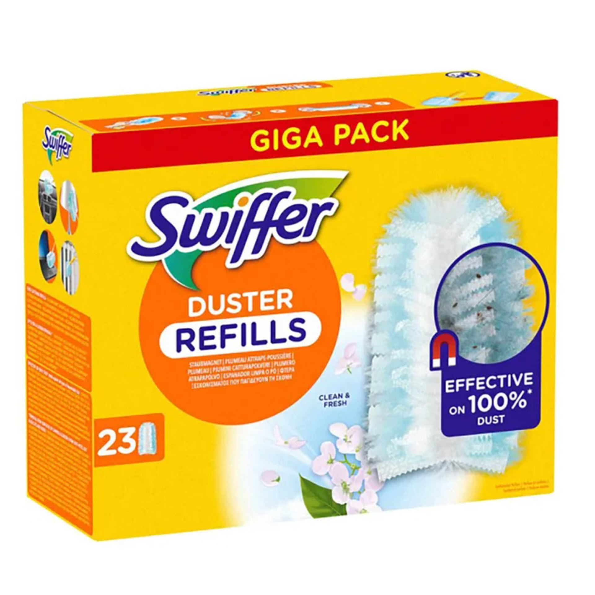Swiffer Staubmagnet Nachfüllpack mit 23 Tüchern – Giga-Pack