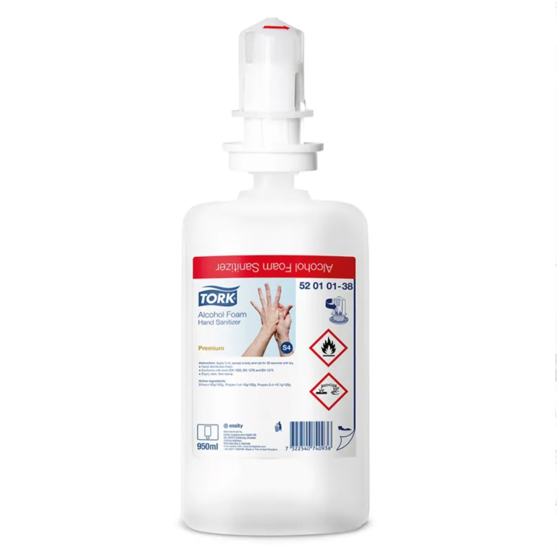 Tork S4  Premium Schaum zur Händehygiene - 6x950 ml  im Karton - 520101