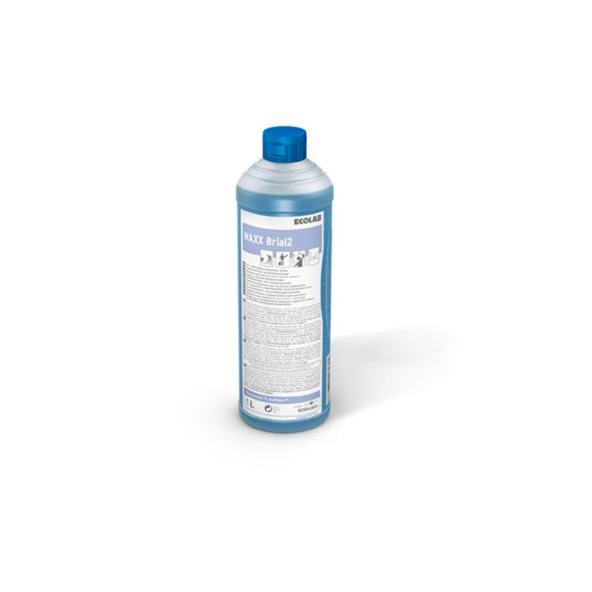 Ecolab MAXX Brial 2  Glas- und Oberflächenreiniger - 1 Liter Rundflasche