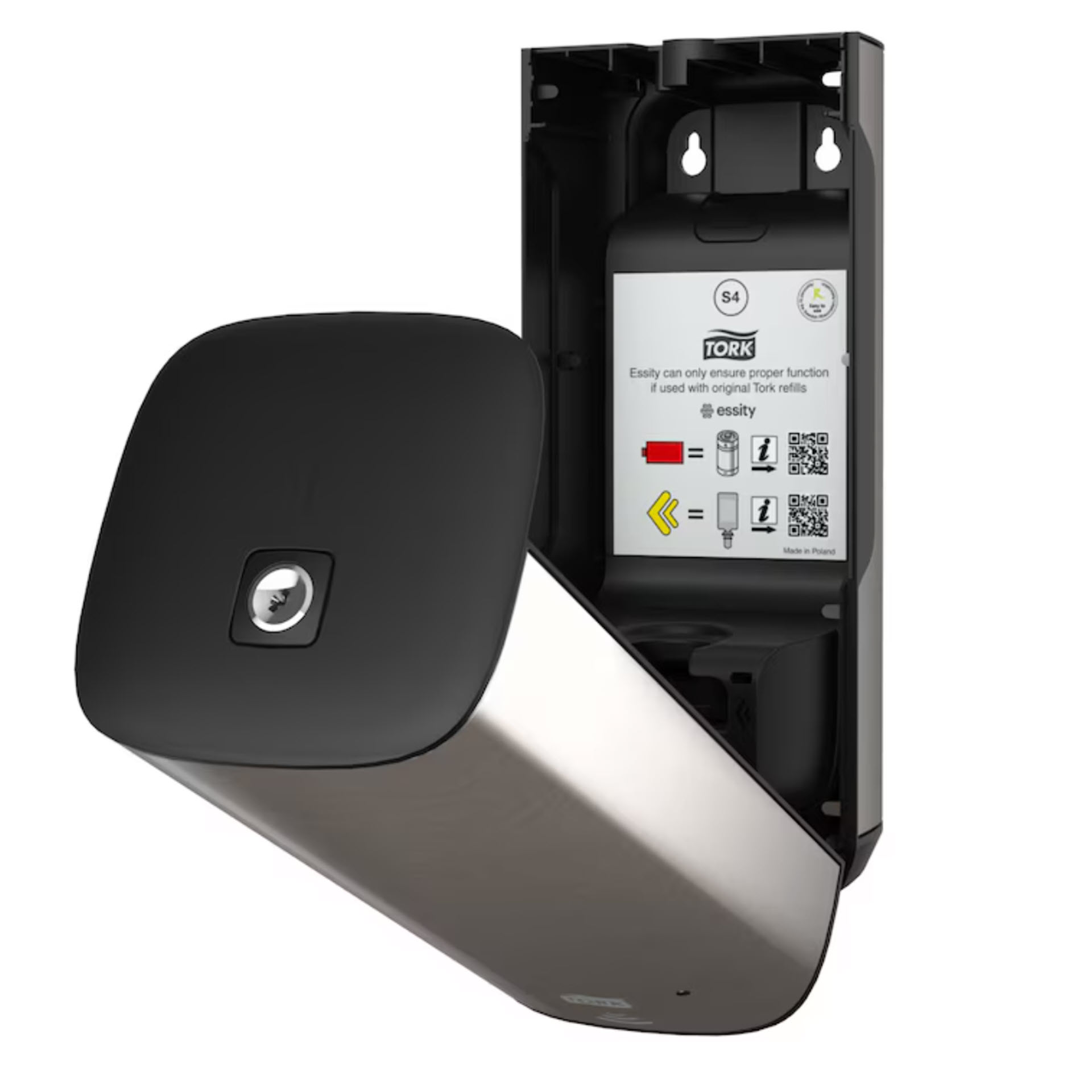 * Tork S4 Sensorspender für Schaumseife – mit Intuition™ Sensor 460009 - Edelstahl